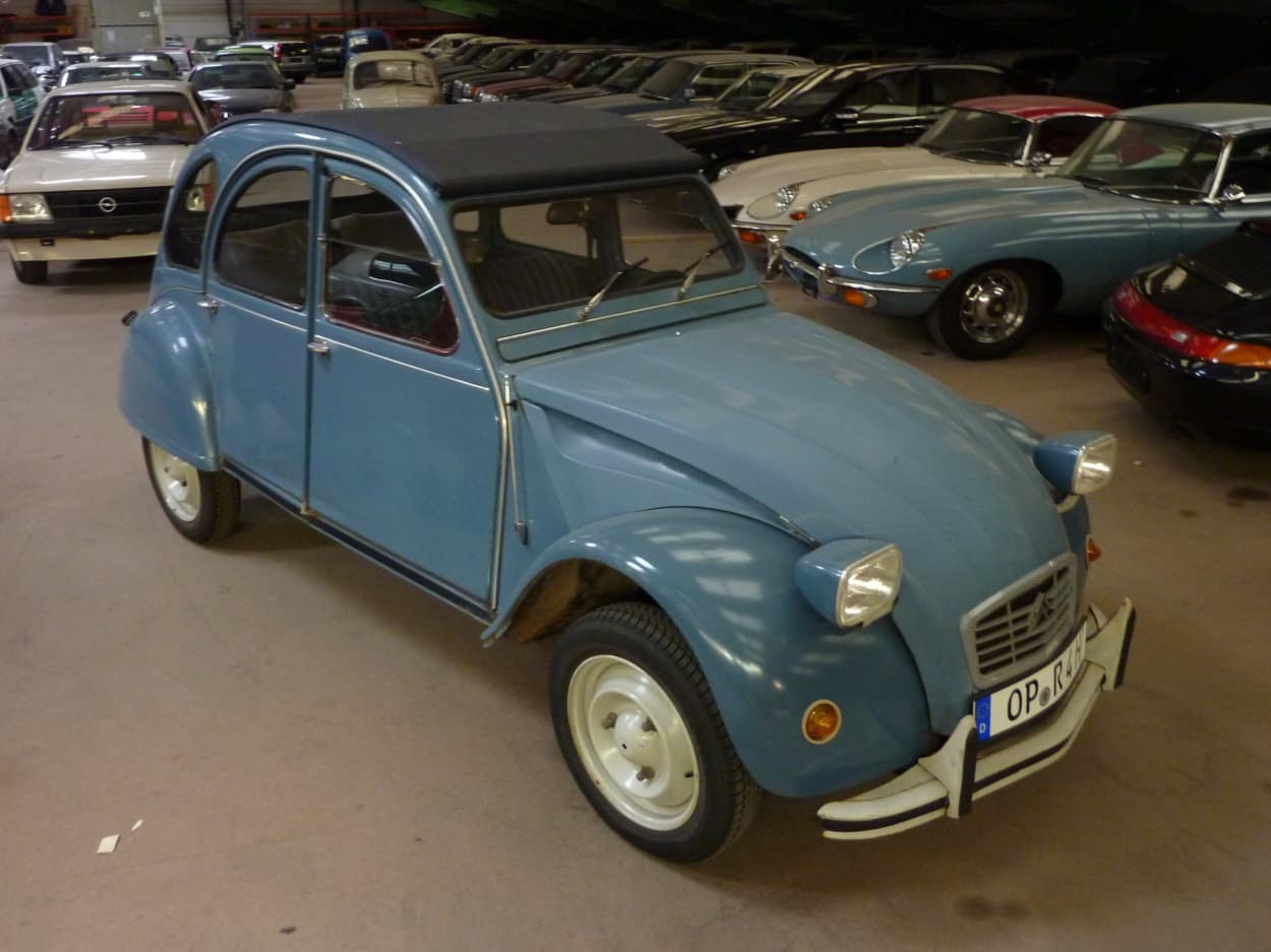 Bild vom Citroen 2CV Ente Blau