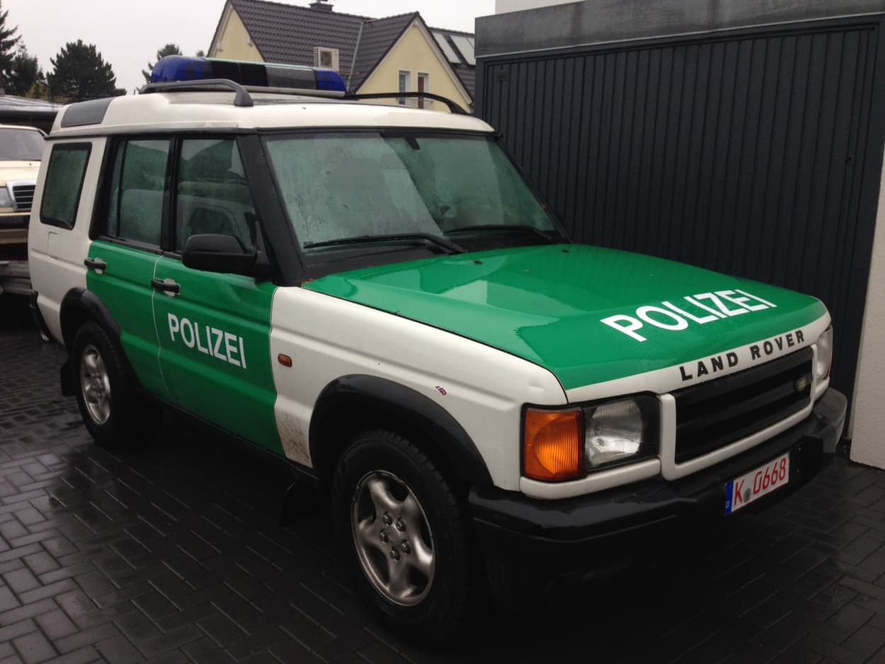 Bild vom Landrover Discovery Polizei