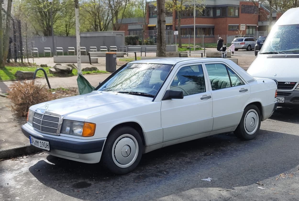 Bild vom Mercedes 190E Weiß