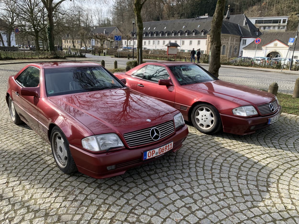 Bild vom Mercedes 300SL R129 Rot