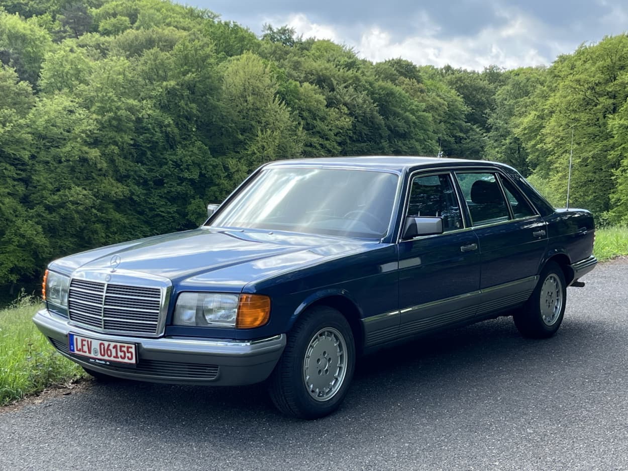 Bild vom Mercedes 500SEL W126 Blau