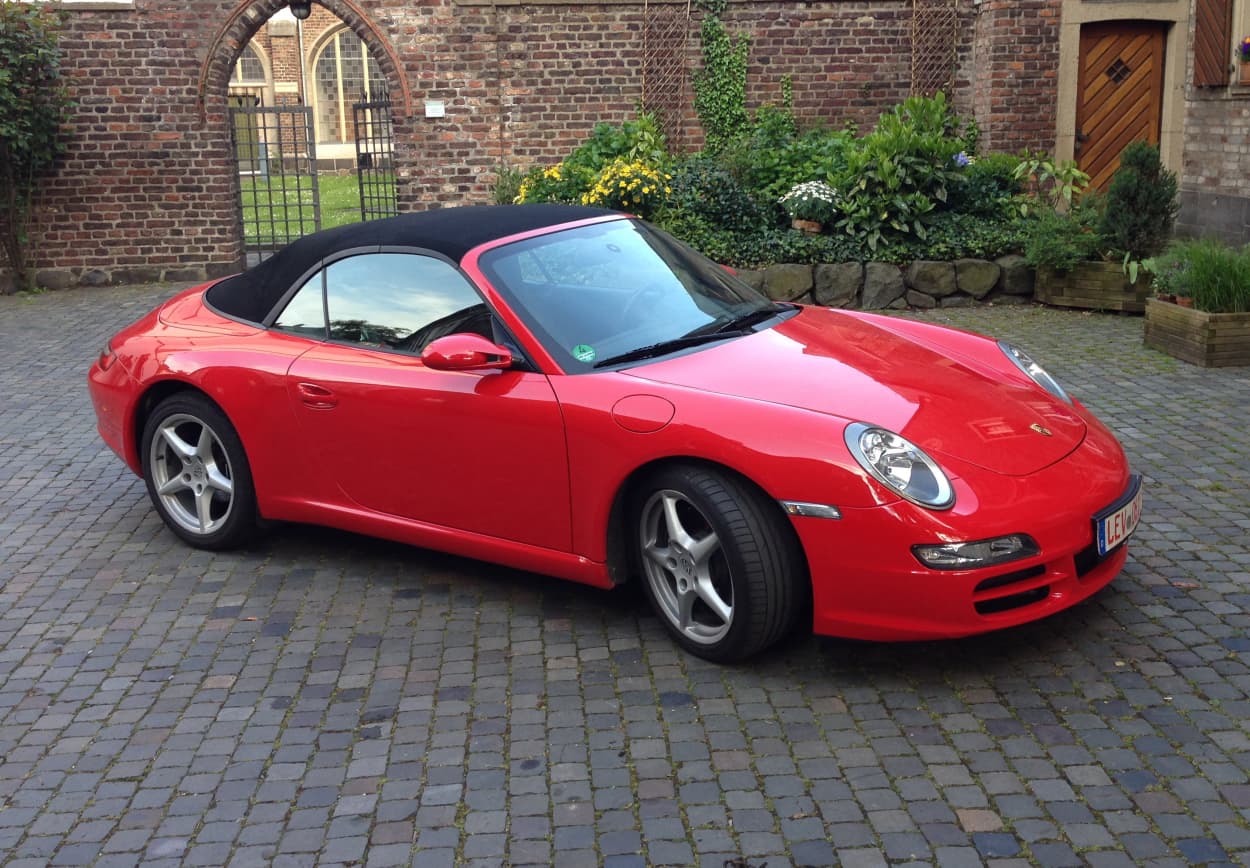 Bild vom Porsche 997 Cabrio Rot