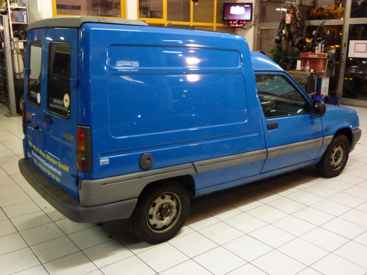 Bild vom Renault Rapid Kasten Blau