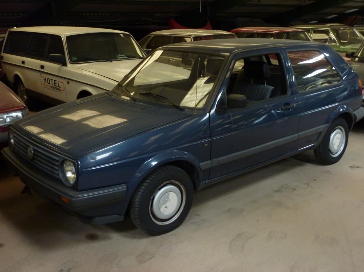 Bild vom VW Golf II Blau