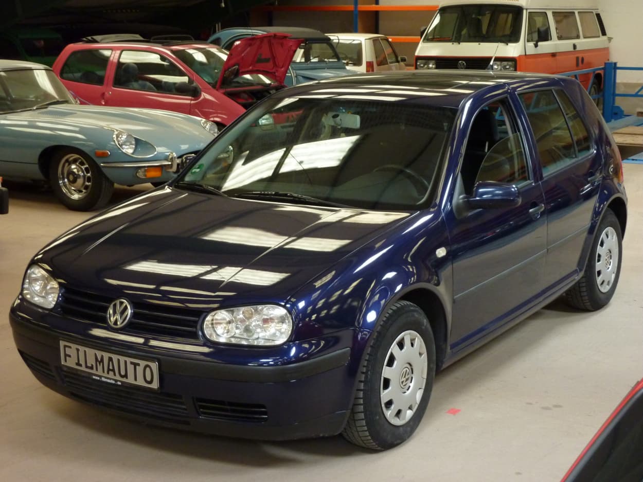 Bild vom VW Golf IV Blau